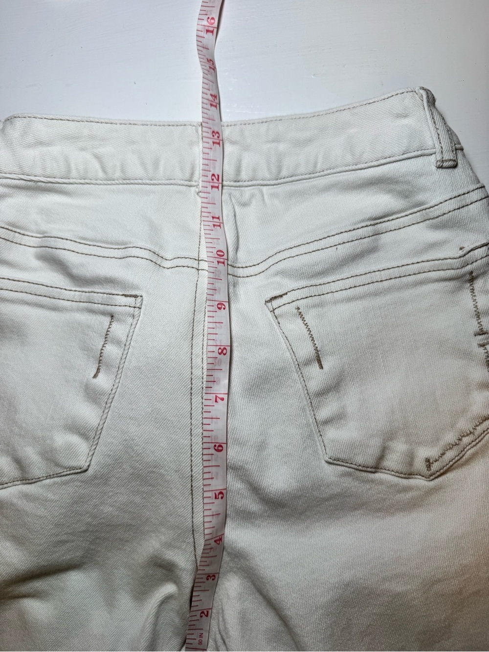 J. Jill White Boot Cut High-Rise Stretch Jeans Size 4P - Picture 15 of 16